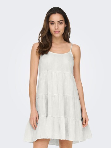 ONLY Letnia sukienka 'THYRA' w kolorze biały: przód