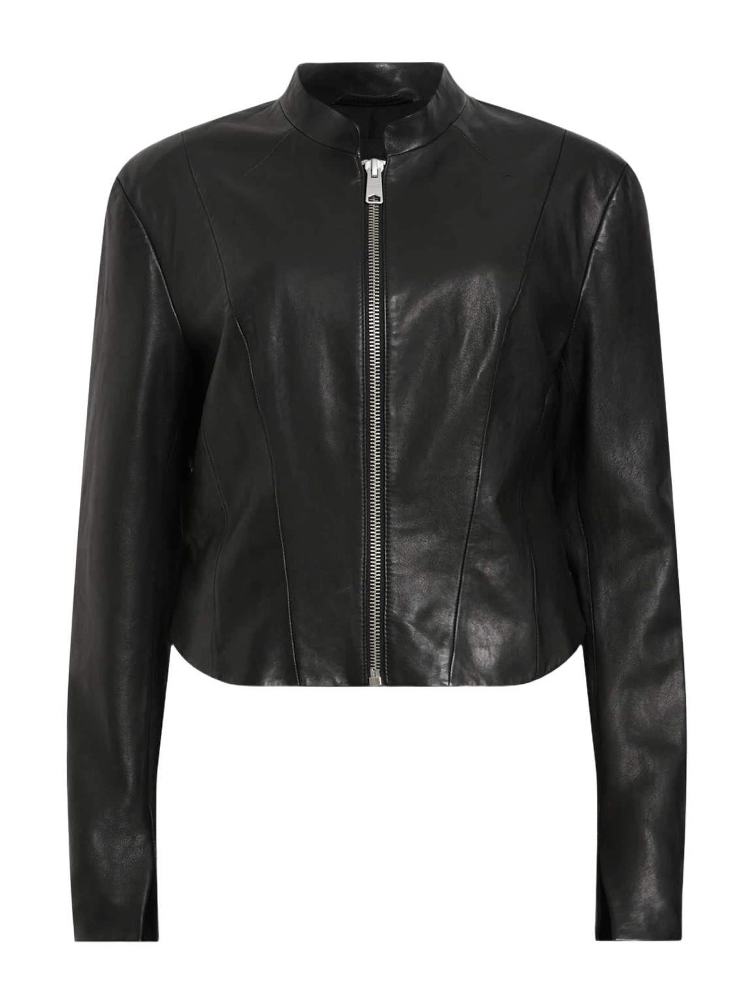 Geacă de primăvară-toamnă 'Sadler' de la AllSaints pe negru: față