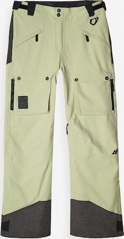 4F Обычный Функциональные штаны в Зеленый: спереди