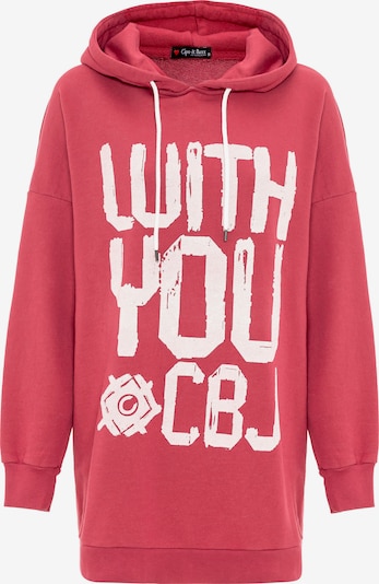 CIPO & BAXX Kapuzensweatshirt in XL in pink / weiß, Produktansicht