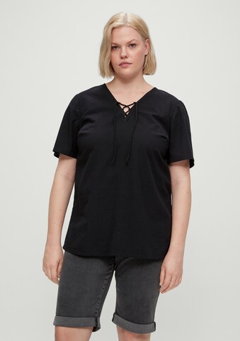 TRIANGLE - Blusa en negro