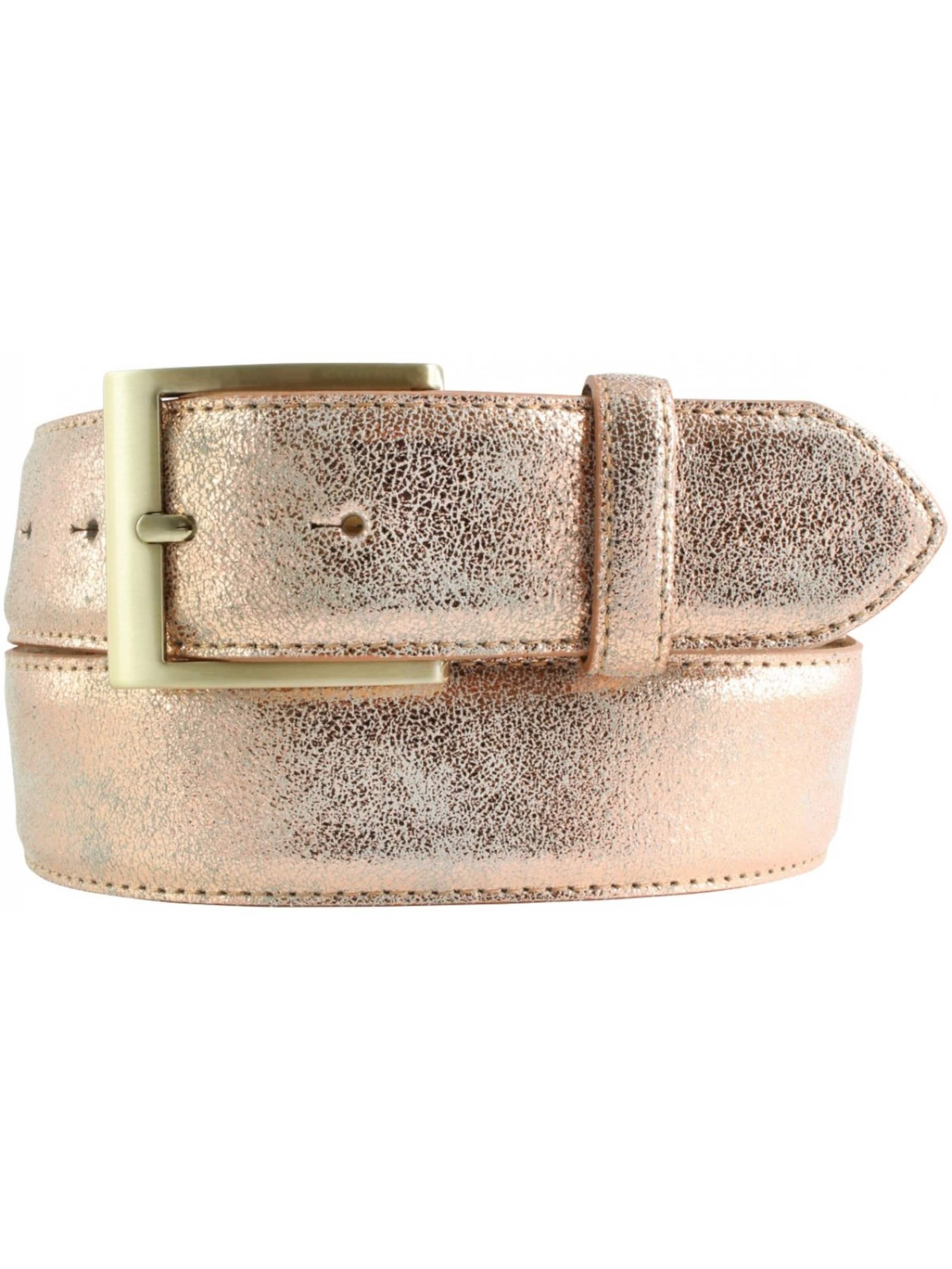 BELTINGER Belt 'Foligno' in Gold: front