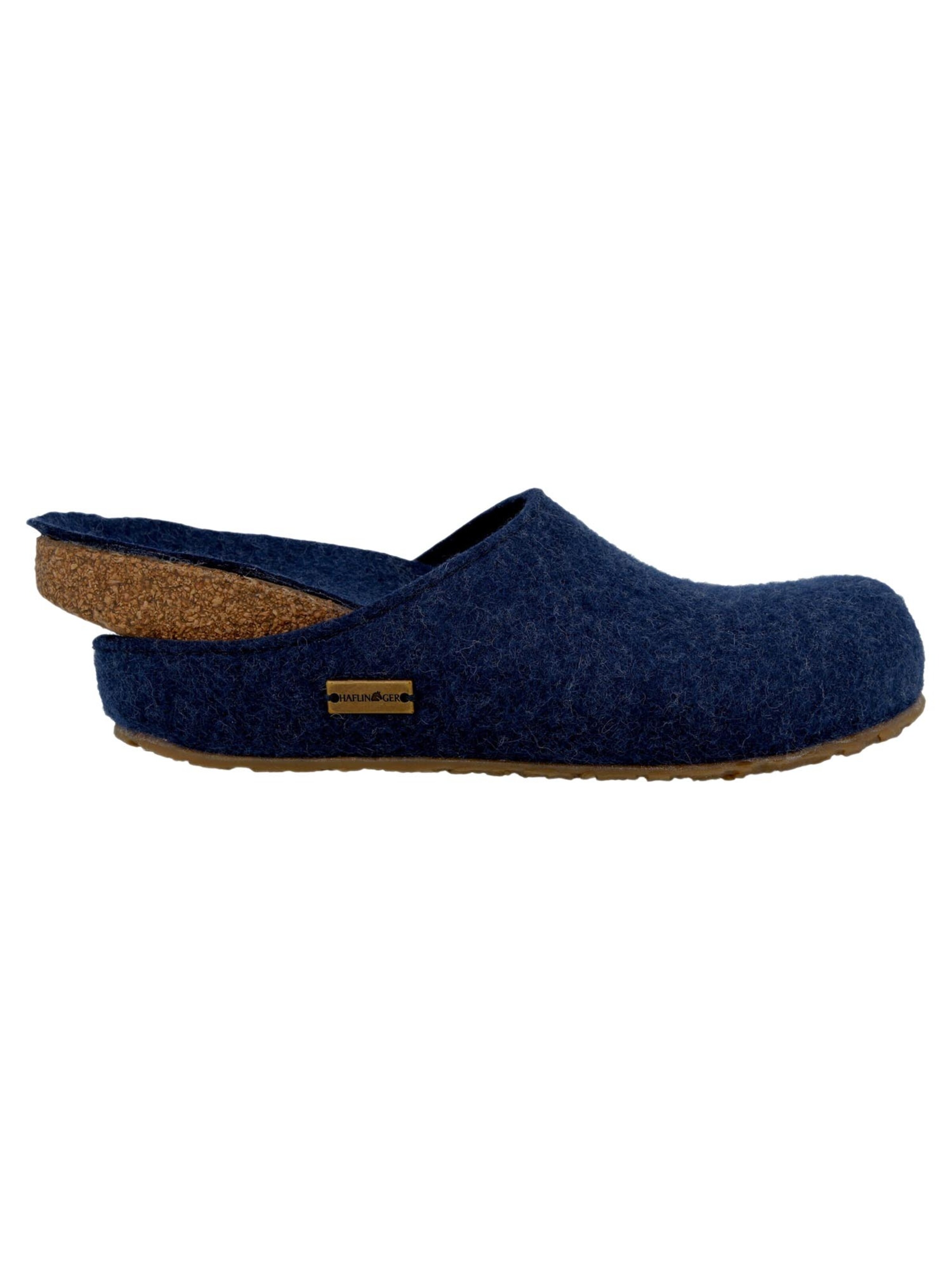 HAFLINGER Hausschuh 'Grizzly Michl'‌‌ in Blau