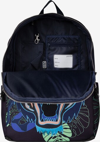 Pick & Pack Backpack 'Dangerous Cat' in Blue
