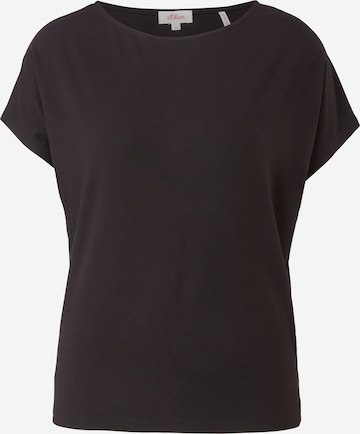 s.Oliver Shirt in Schwarz: Vorderseite