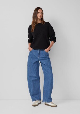 s.Oliver Sweatshirt in Zwart