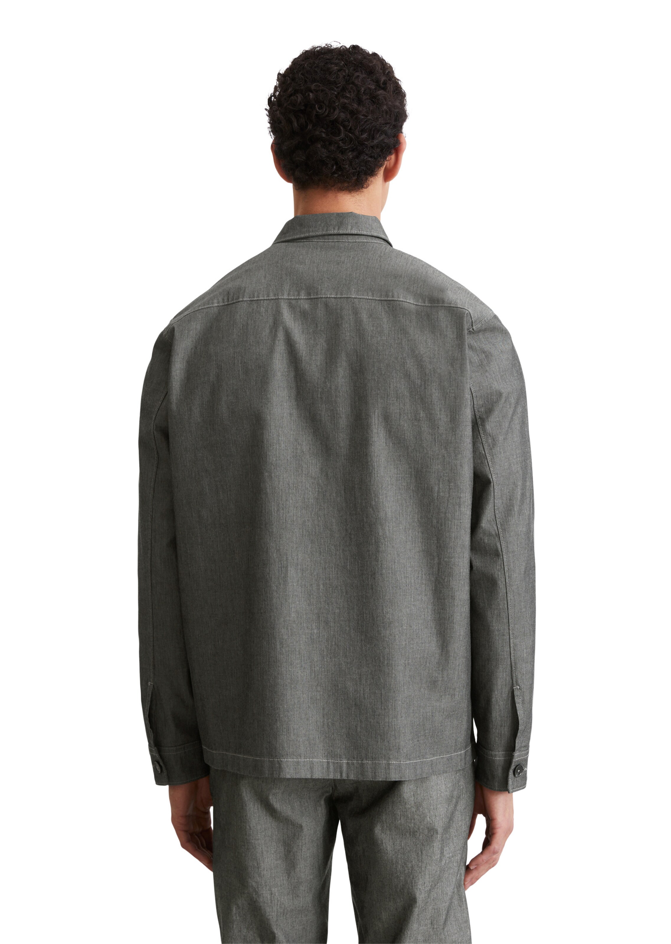 Marc O'Polo Comfort fit Button Up Shirt in Grey