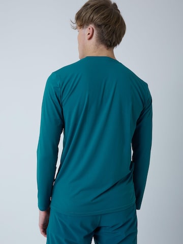 SPORTKIND Performance shirt 'Crew Neck Long Sleeve Shirt' in Green