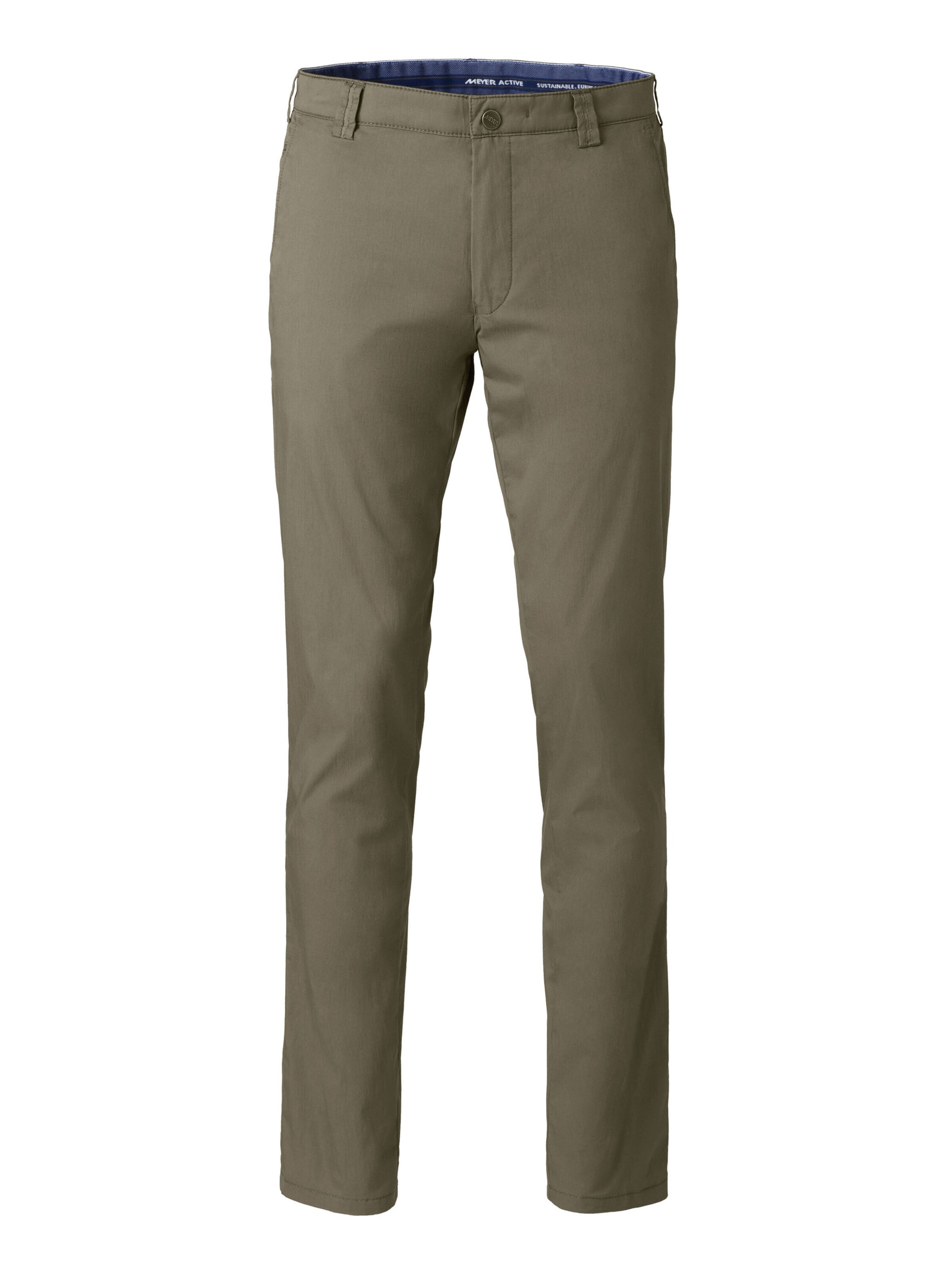 MEYER Regular Chino trousers 'Bonn' in Green: front