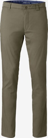 MEYER Regular Chino Pants 'Bonn' in Green: front
