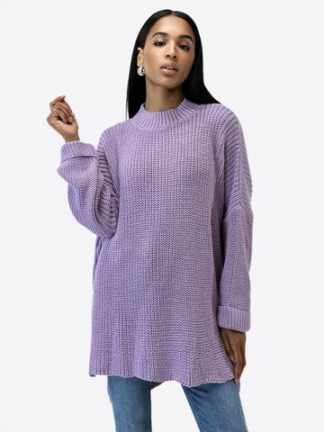 Pullover di Elara in lilla: frontale