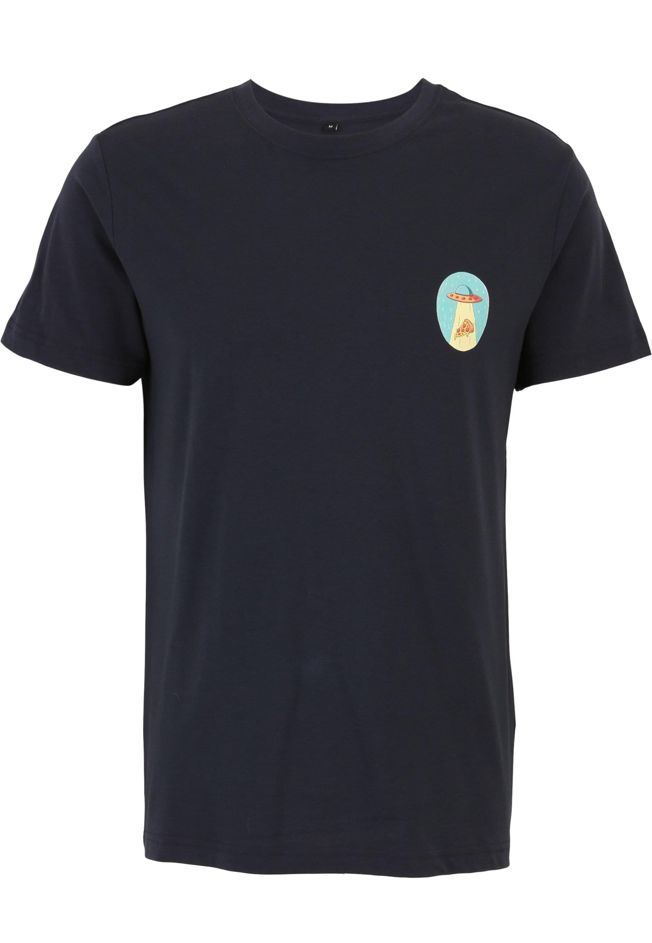 Mister Tee Bluser & t-shirts 'Ufo Pizza' i blå: forside