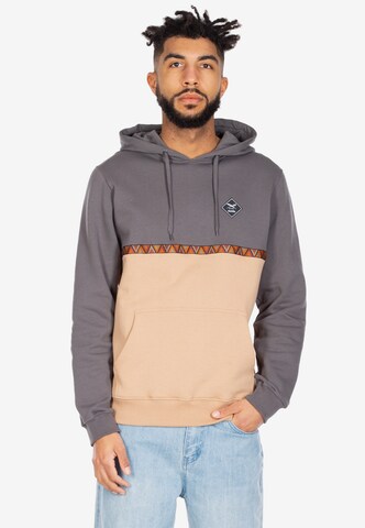 Iriedaily Sweatshirt 'Monta Banda' in Beige: predná strana