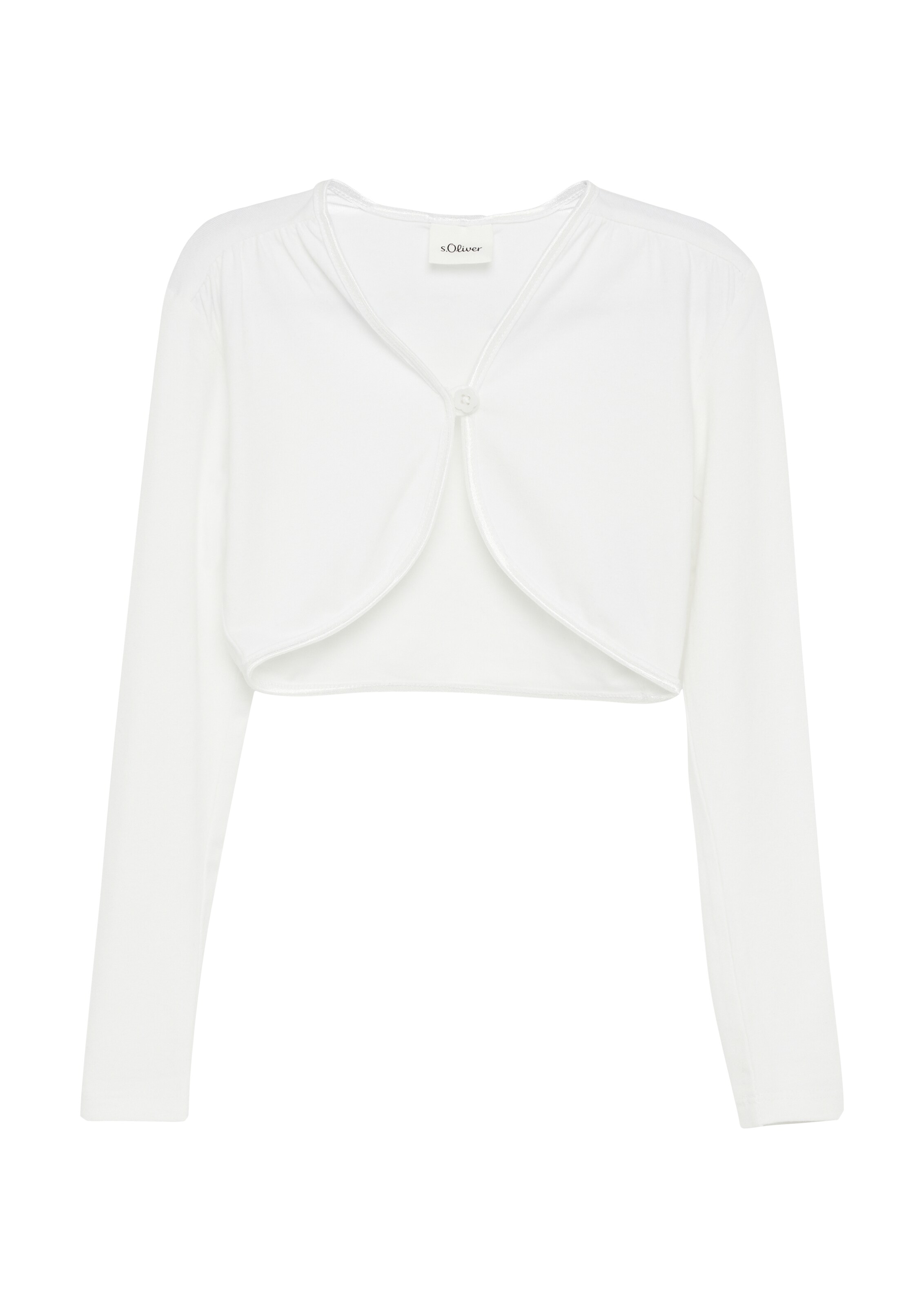 s.Oliver Strickjacke in Weiß: Vorderseite