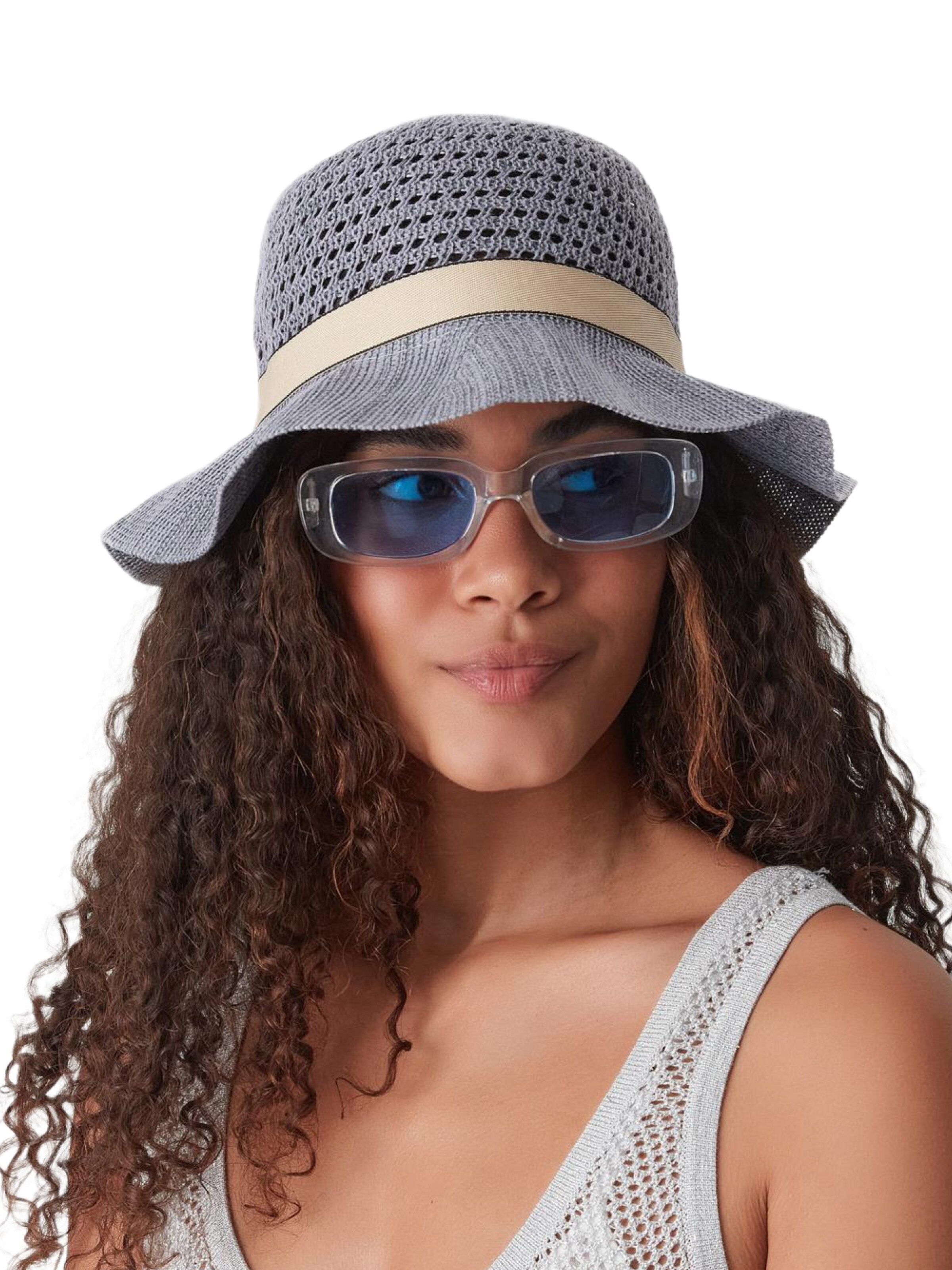 C&City Hut in Grau: Vorderseite