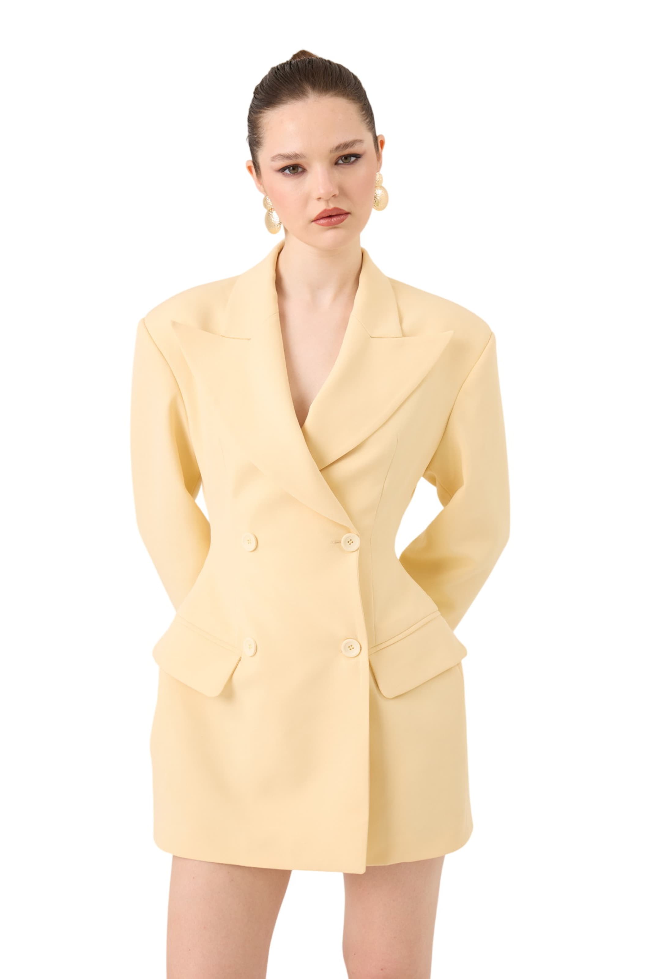 HOLLY LOLLY Blazer in Gelb: Vorderseite