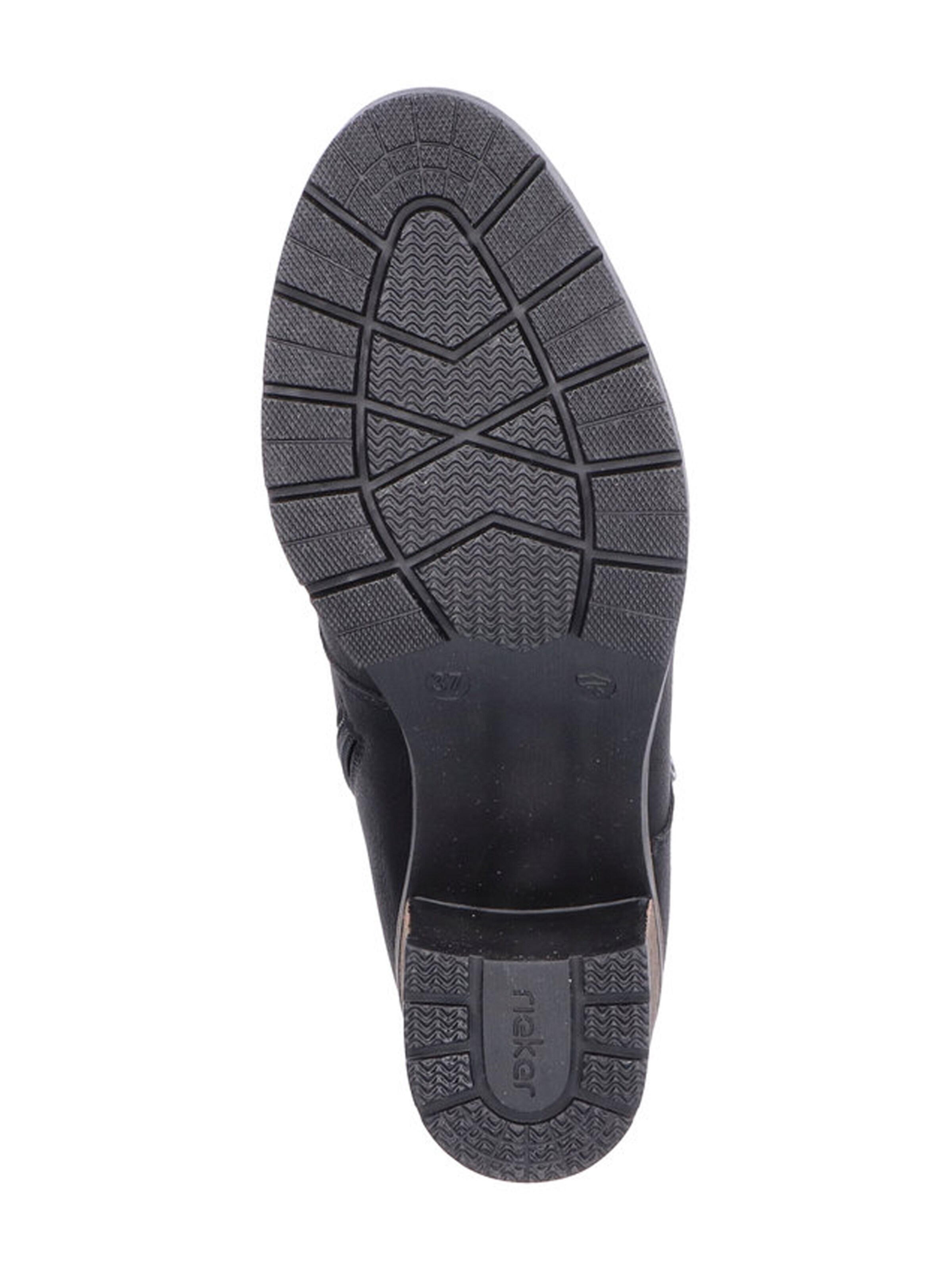 Rieker Šněrovací kozačky – černá