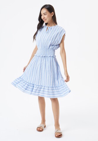 AIKI KEYLOOK Summer dress 'Slowmo' in Blue