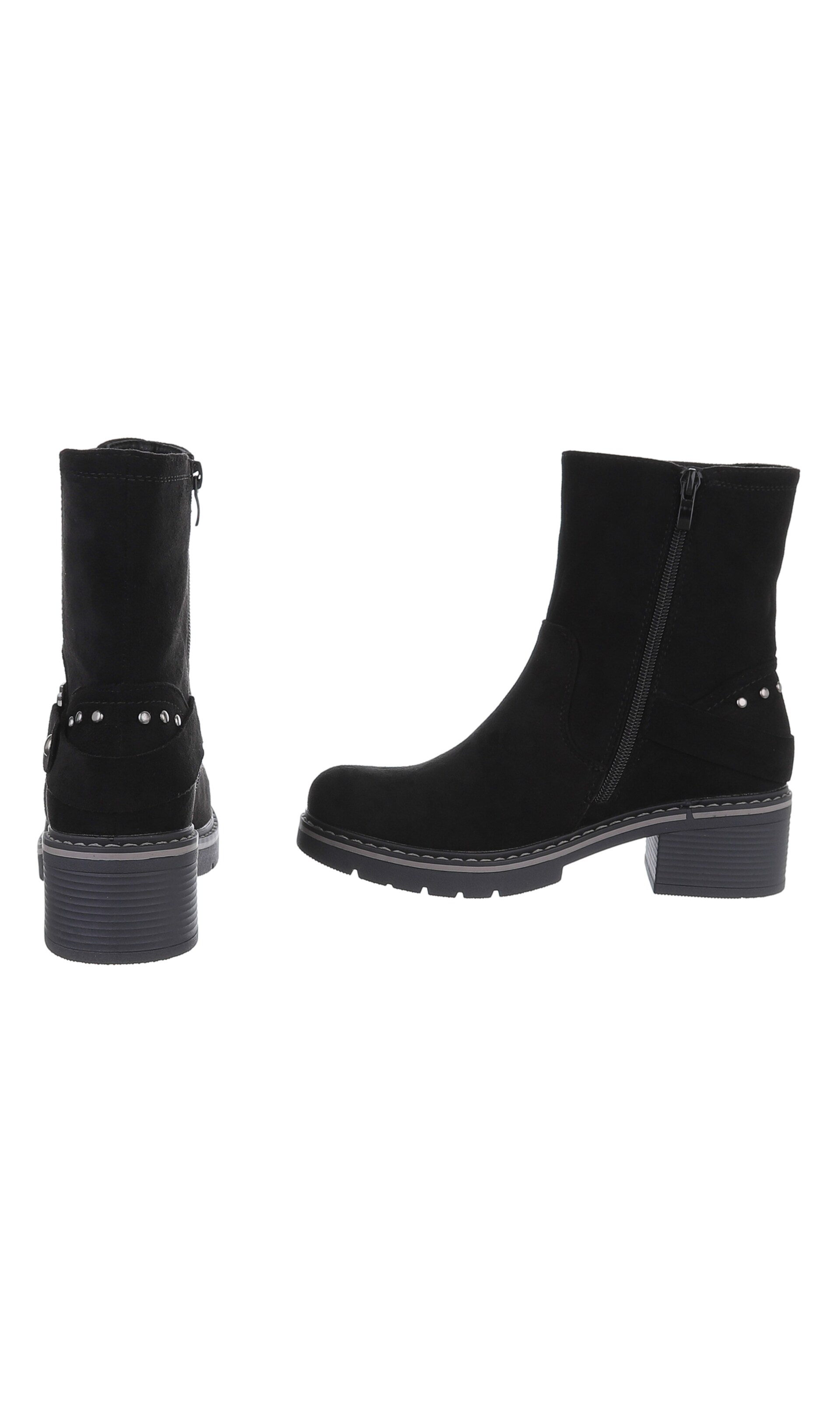 Ital-Design Ankle Boots in Black