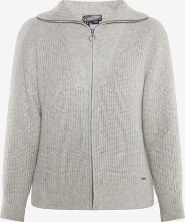 DreiMaster Vintage Knit cardigan in Grey: front