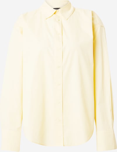 Bluză Gina Tricot pe galben pastel, Vizualizare produs