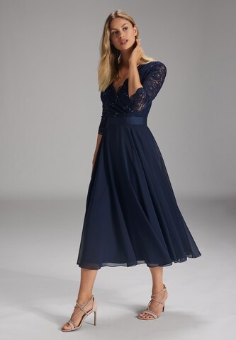 SWING Cocktailjurk in Blauw