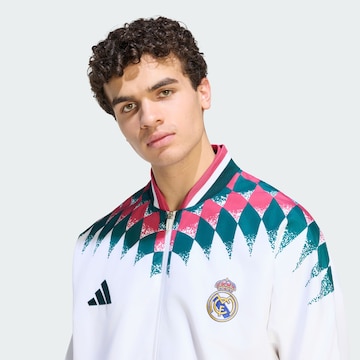 ADIDAS PERFORMANCE - Chaqueta de chándal 'Real Madrid Stadium' en blanco