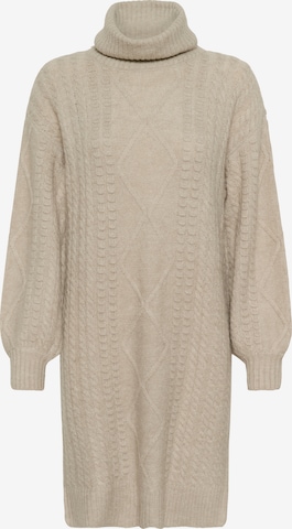 Robes en maille 'CRPumpkin' Cream en beige : devant