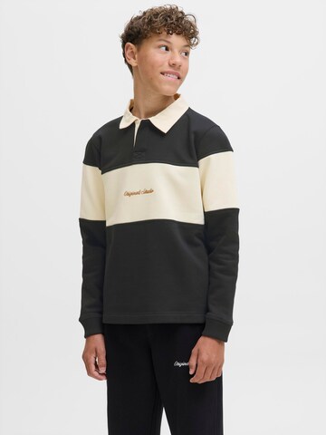 Sweat Jack & Jones Junior en noir : devant