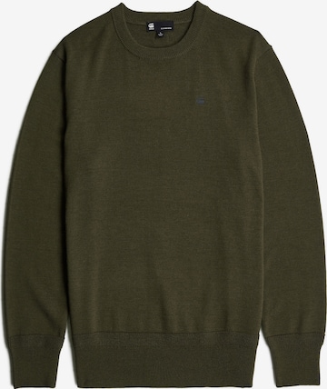 G-STAR Sweater 'Premium Core' in Green: front