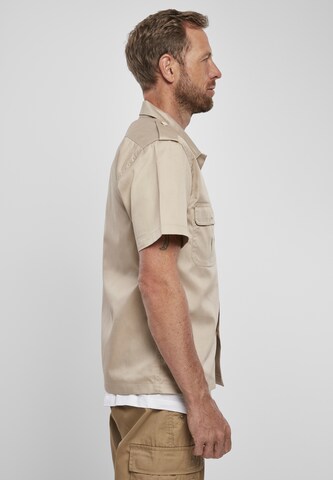 Brandit Comfort fit Overhemd in Beige