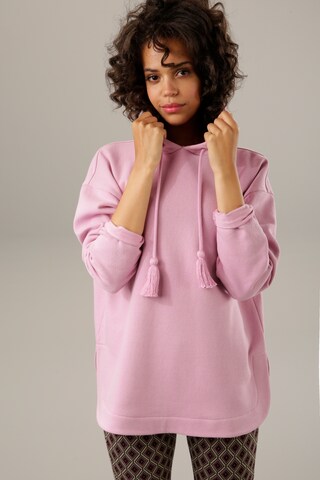 Aniston CASUAL Sweatshirt in Pink: predná strana