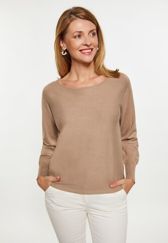 Usha Trui in Beige: voorkant