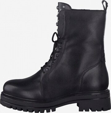 TAMARIS Lace-Up Ankle Boots in Black