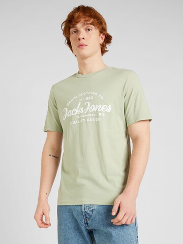 T-Shirt 'FOREST' JACK & JONES en vert : devant
