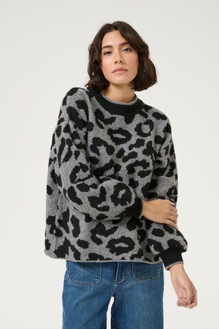 Kaffe Sweater 'Wilma' in Grey: front
