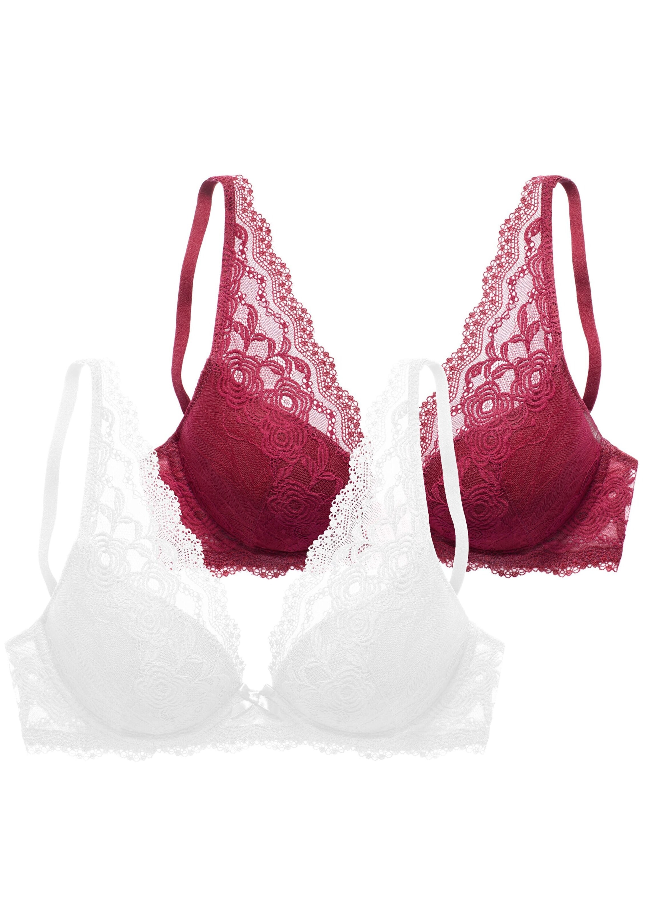 Push-up Reggiseno di PETITE FLEUR in lilla: frontale