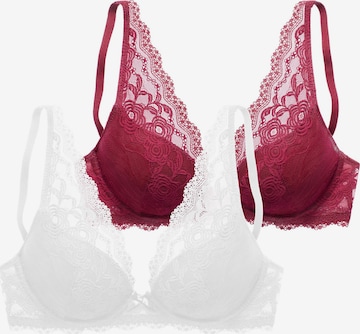 PETITE FLEUR Push-up Rintaliivi värissä lila: etupuoli