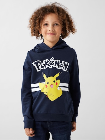 NAME IT Sweatshirt 'Pokemon' in Blauw: voorkant