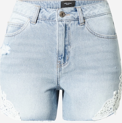 VERO MODA Shorts in hellblau / weiß, Produktansicht