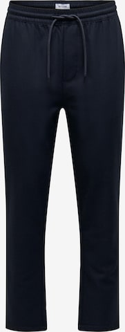 Only & Sons Regular Pants 'LINUS' in Blue: front