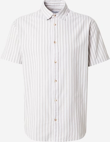 pilka JACK & JONES Standartinis modelis Marškiniai 'JJCHAD': priekis