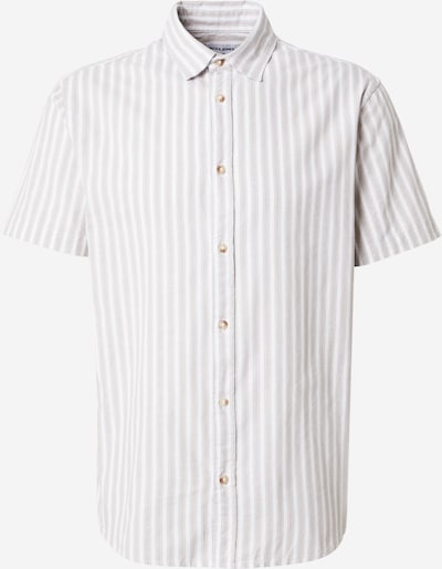 Marškiniai 'JJCHAD' iš JACK & JONES, spalva – akmens / balta, Prekių apžvalga