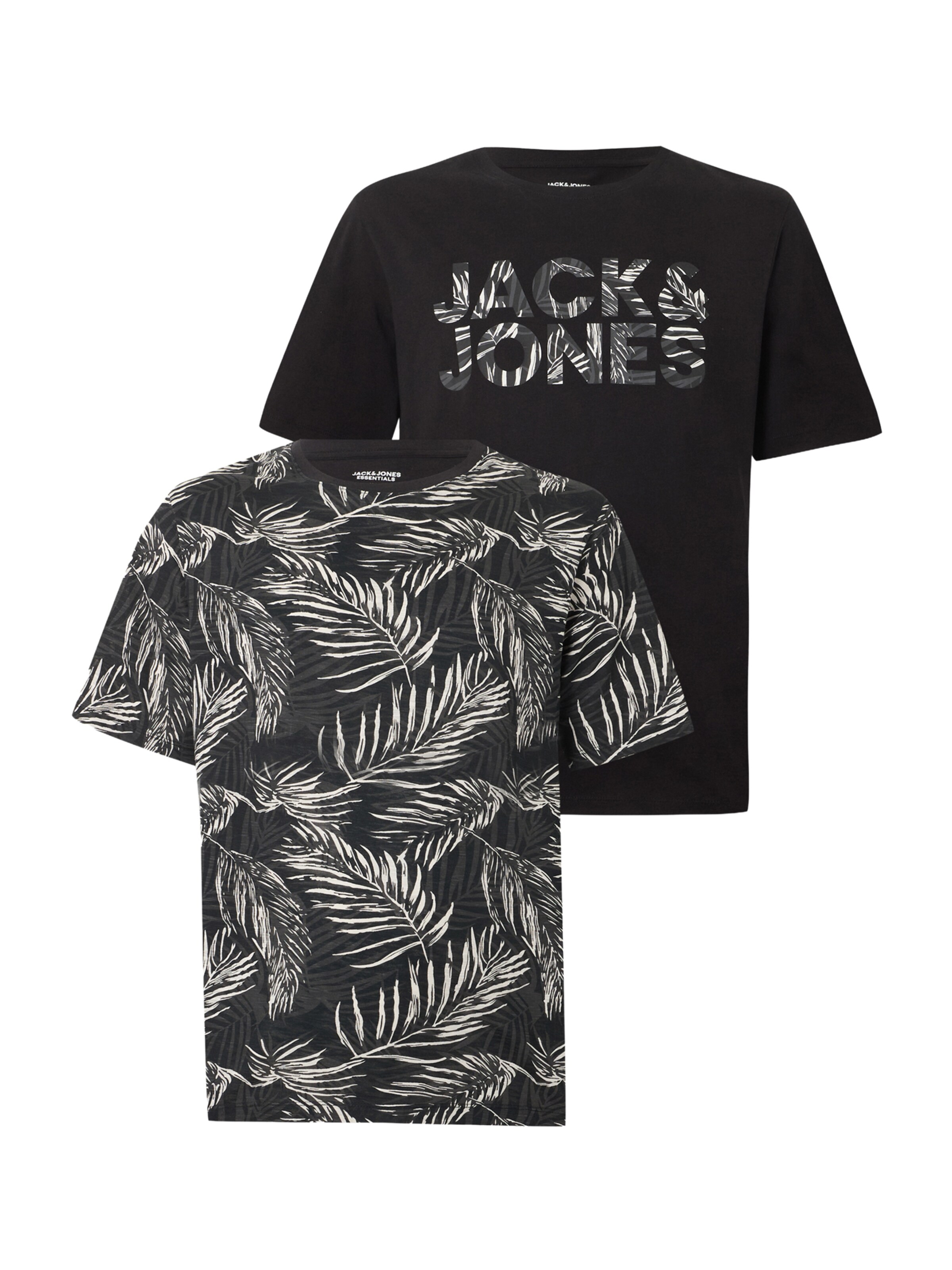 JACK & JONES Shirt 'JJEJEFF' in Black: front