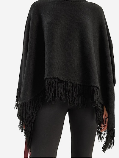 Bianco Lucci Poncho in schwarz, Produktansicht
