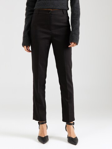 Koton Slim fit Pleated Pants in Black: front