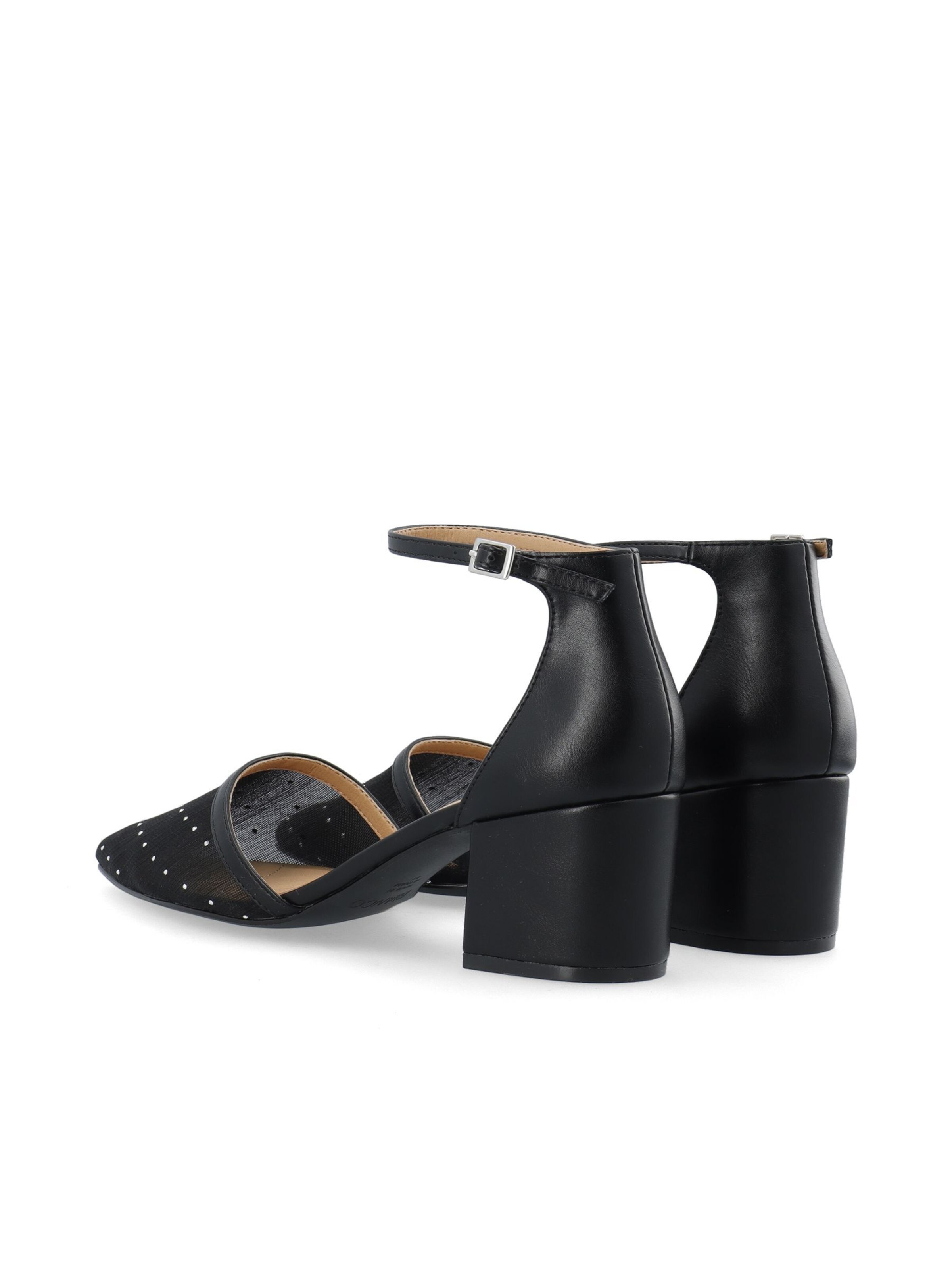 Décolleté 'Devided' di Bianco in nero