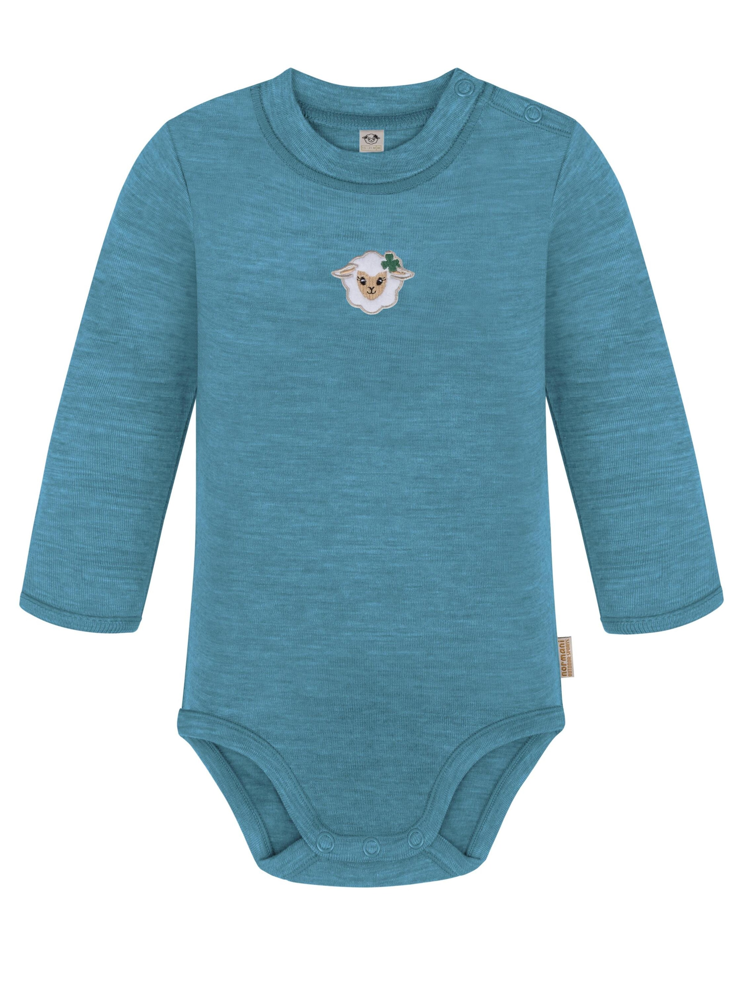 Barboteuse / body 'Tuai' normani en bleu : devant