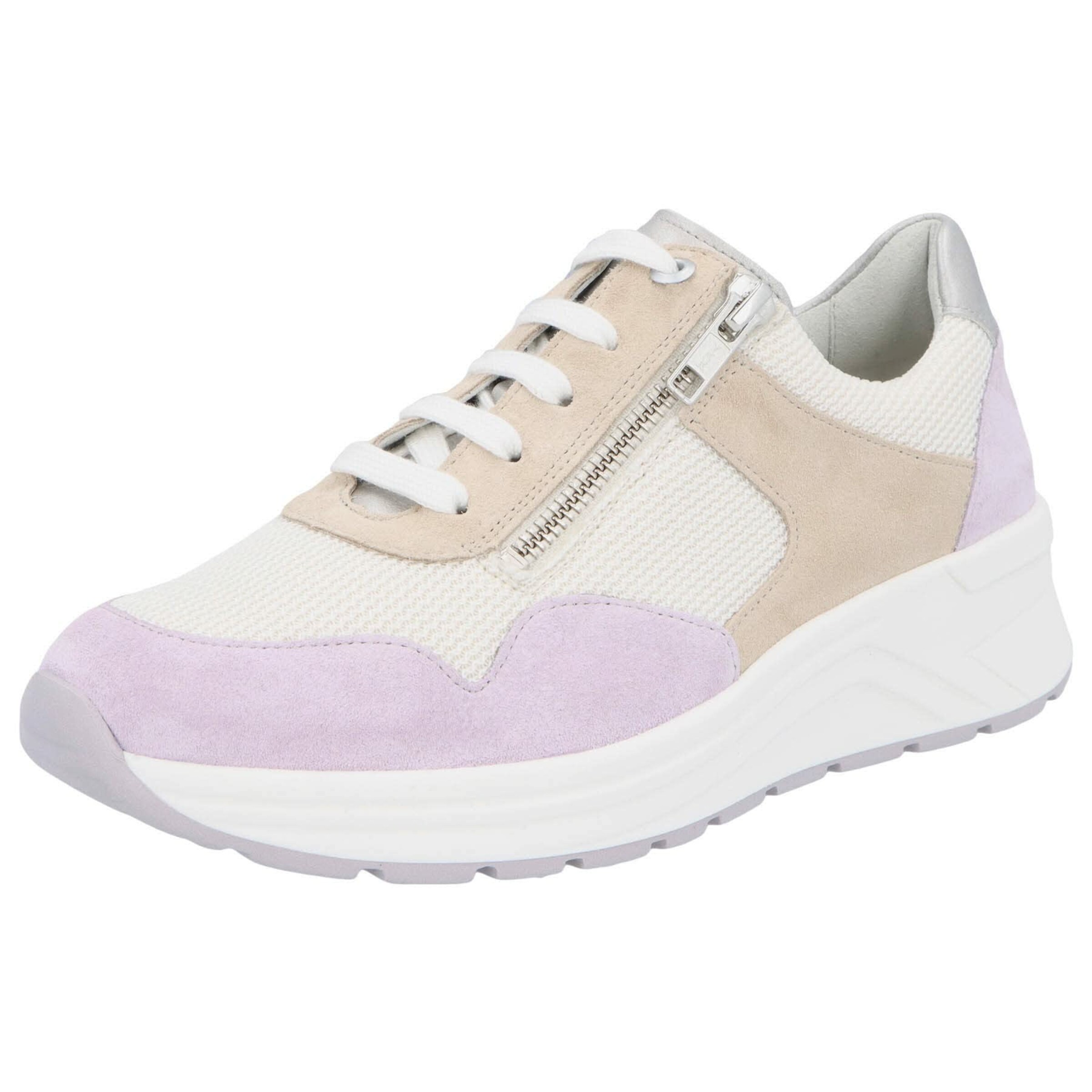 SOLIDUS Platform trainers 'Karma' in Beige: front