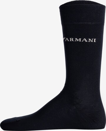 Chaussettes Emporio Armani en noir : devant